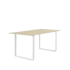 Muuto 70/70 Spisebord 170x85 Egetráfiner/Hvid