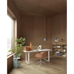 Muuto 70/70 Spisebord 170x85 Grå Linolium/Sand