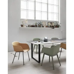 Muuto 70/70 Spisebord 170x85 Grå Linolium/Sand