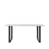 Muuto 70/70 Spisebord 170x85 Hvid Laminat/Sort