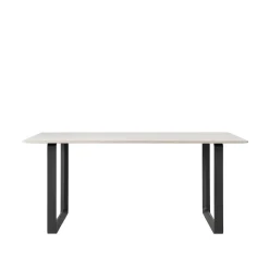 Muuto 70/70 Spisebord 170x85 Hvid Laminat/Sort