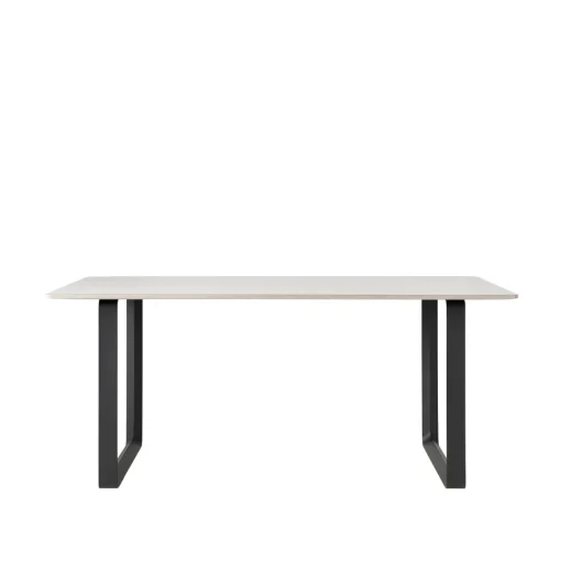 Muuto 70/70 Spisebord 170x85 Hvid Laminat/Sort