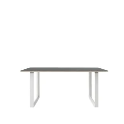 Muuto 70/70 Spisebord 170x85 Sort Linolium/Grå