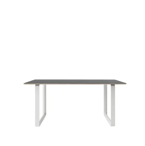 Muuto 70/70 Spisebord 170x85 Sort Linolium/Grå