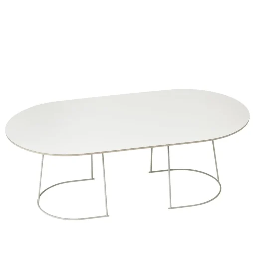 Muuto Airy Sofabord Råhvid Stor
