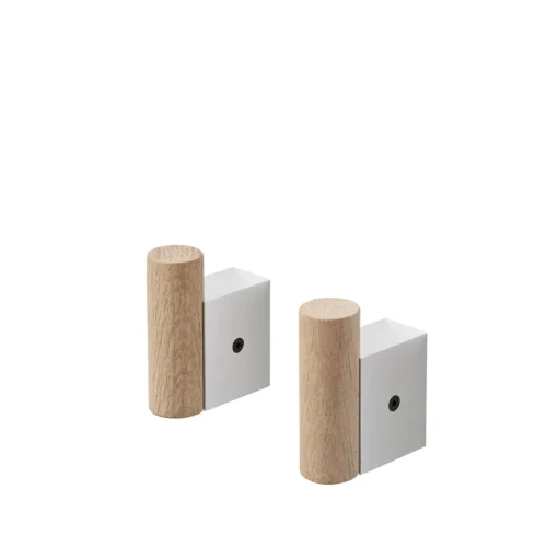 Muuto Attach Knage Eg/Aluminum 2 Stk.