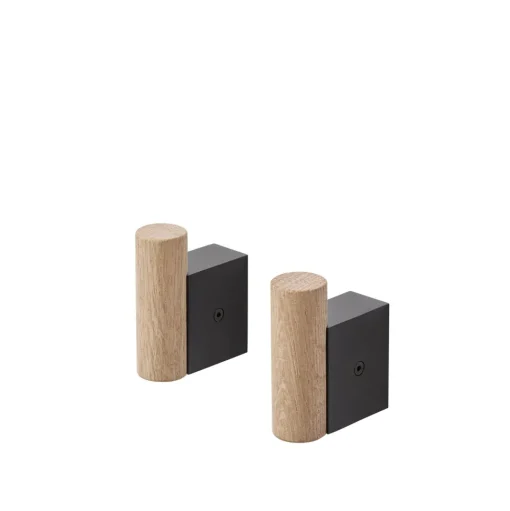 Muuto Attach Knage Eg/Sort 2 Stk.