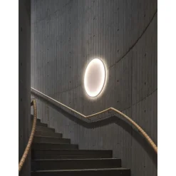 Muuto Calm VáglampeØ90 Hvid/Orange