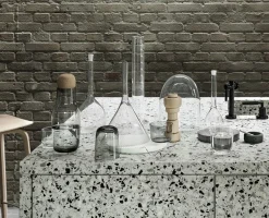 Muuto Corky Glas 4 Stk Grå 6 cm
