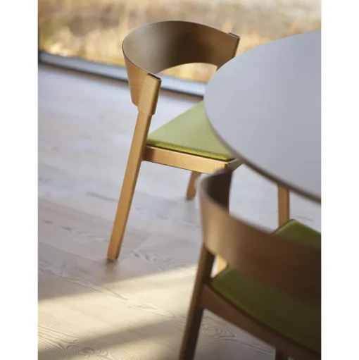 Muuto Cover Spisebordsstol Láder Polstret Cognac/Eg