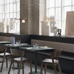 Muuto Cover Spisebordsstol Láder Polstret Cognac/Eg