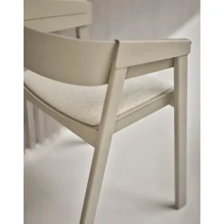 Muuto Cover Spisebordsstol med Armlán Láder Polstret Sort