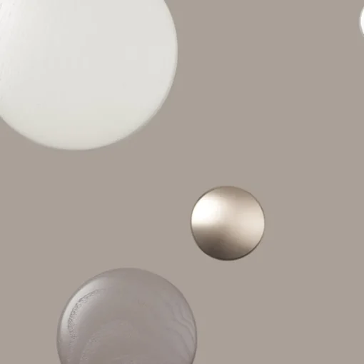 Muuto Dots Knager Metal 5 Stk. Taupe