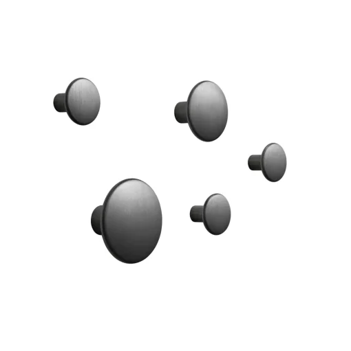 Muuto Dots Knager Metal 5 Stk. Sort