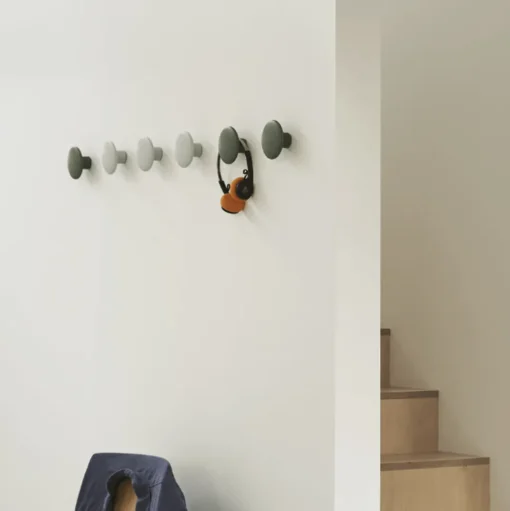 Muuto Dots Knager Metal 5 Stk. Sort