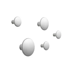 Muuto Dots Knager Metal 5 Stk. Aluminum