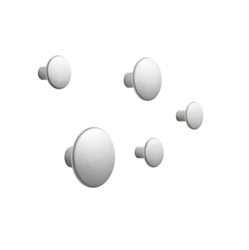 Muuto Dots Knager Metal 5 Stk. Aluminum