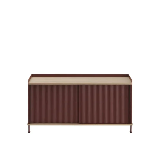 Muuto Enfold Sidebord 124x45 Eg/Deep Red