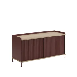 Muuto Enfold Sidebord 124x45 Eg/Deep Red