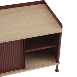 Muuto Enfold Sidebord 124x45 Eg/Deep Red