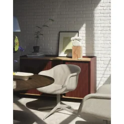 Muuto Enfold Sidebord 124x45 Eg/Deep Red