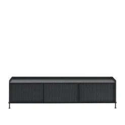 Muuto Enfold Sidebord 186x45 Sort/Anthracite Sort