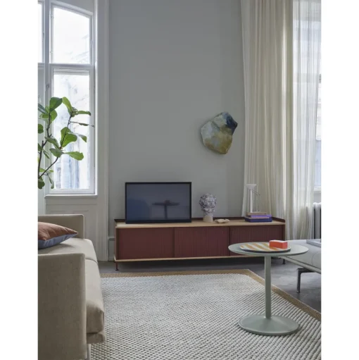 Muuto Enfold Sidebord 186x45 Sort/Anthracite Sort