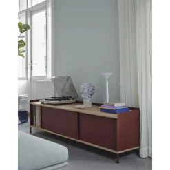 Muuto Enfold Sidebord 186x45 Sort/Anthracite Sort