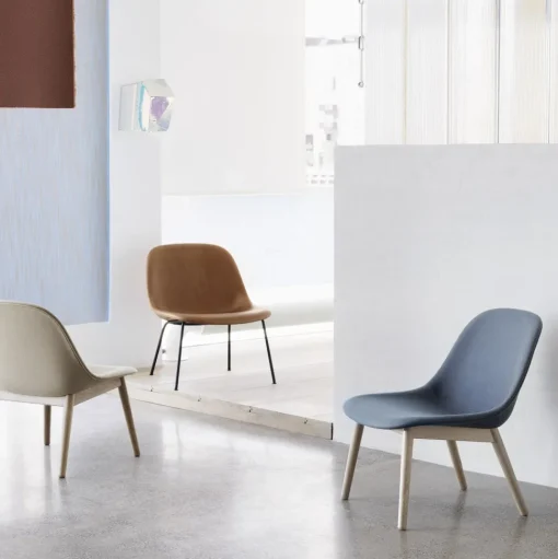 Muuto Fiber Lánestol med Trá Base Sort