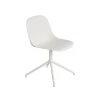 Muuto Fiber Spisebordsstol med Swivel Base Hvid