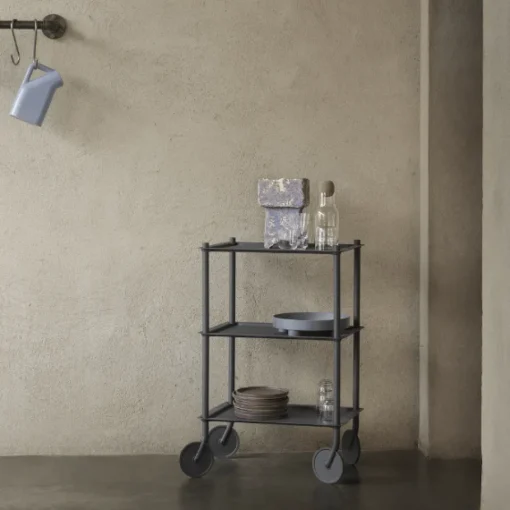 Muuto Flow Trolley 3-Layer Blågrå