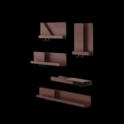 Muuto Folded Hylde 96x13 Deep Red