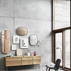 Muuto Framed Spejl Lille Mørk Grøn/Klar