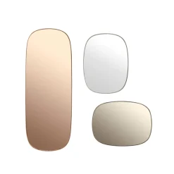 Muuto Framed Spejl Stor Taupe/Klar