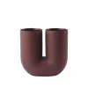Muuto Kink Vase H26 Dyb Rød