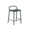 Muuto Linear Steel Barstol 65 cm Mørk Grøn