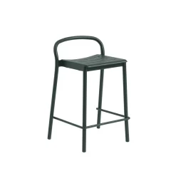 Muuto Linear Steel Barstol 65 cm Mørk Grøn