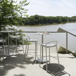 Muuto Linear Steel Barstol 65 cm Mørk Grøn