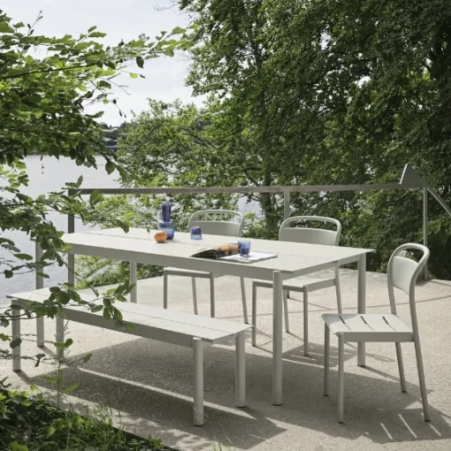 Muuto Linear Steel Bánk 110 X 34 cm Grå