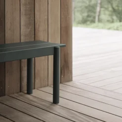 Muuto Linear Steel Bánk 110 X 34 cm Grå