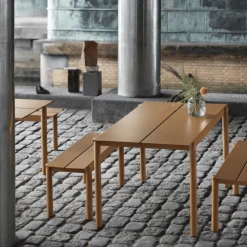 Muuto Linear Steel Bánk Brándt Orange 170 X 34 cm
