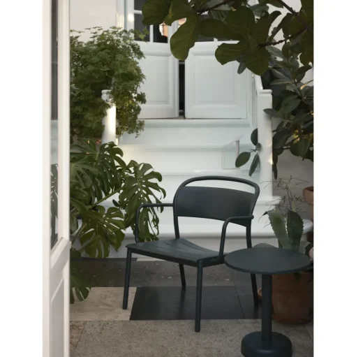 Muuto Linear Steel Lánestol Antracit Sort
