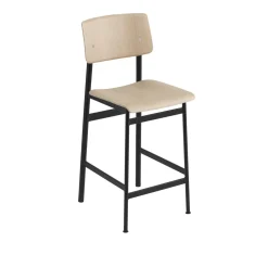 Muuto Loft Barstol Eg/Sort H98,5