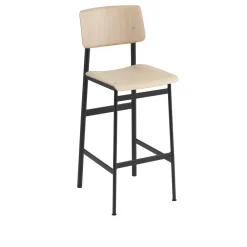 Muuto Loft Barstol Eg/Sort H108,5