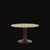 Muuto Midst SpisebordØ120 Olieret Eg/Mørkerød