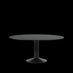 Muuto Midst SpisebordØ160 Sort Linoleum
