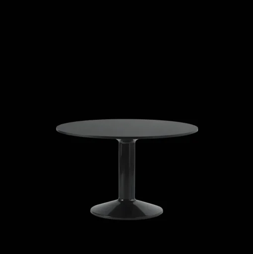 Muuto Midst SpisebordØ120 Sort Linoleum