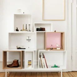 Muuto Mini Stacked Reolsystem Lille Hvid