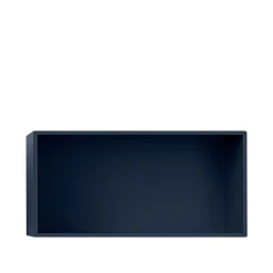 Muuto Mini Stacked Reolsystem Stor Midnats Blå
