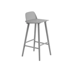Muuto Nerd Barstol Grå H75